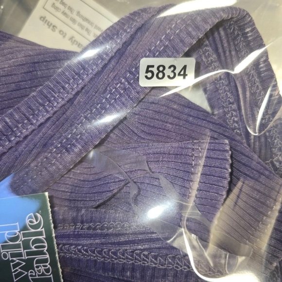 Wild Fable Purple Ribbed Knit Top - Picture 4 of 4